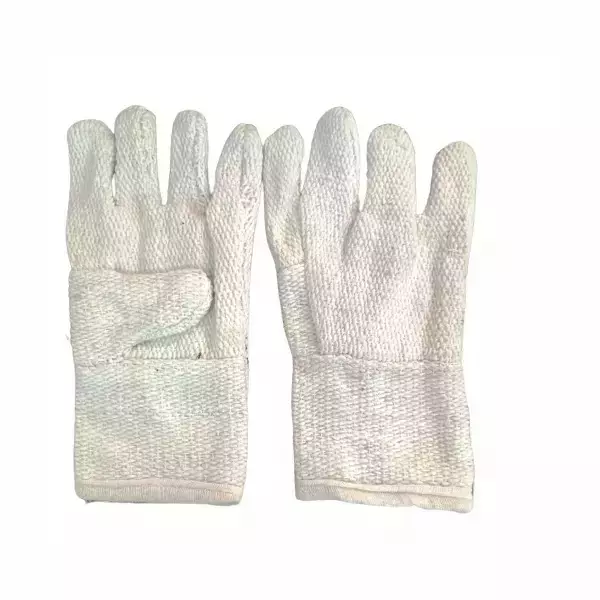 Swavind Safety Hand Gloves Asbestos Fiber Flame-Resistant 25 cm (10 inch) Length Free Size (Pack of 120 Pair)