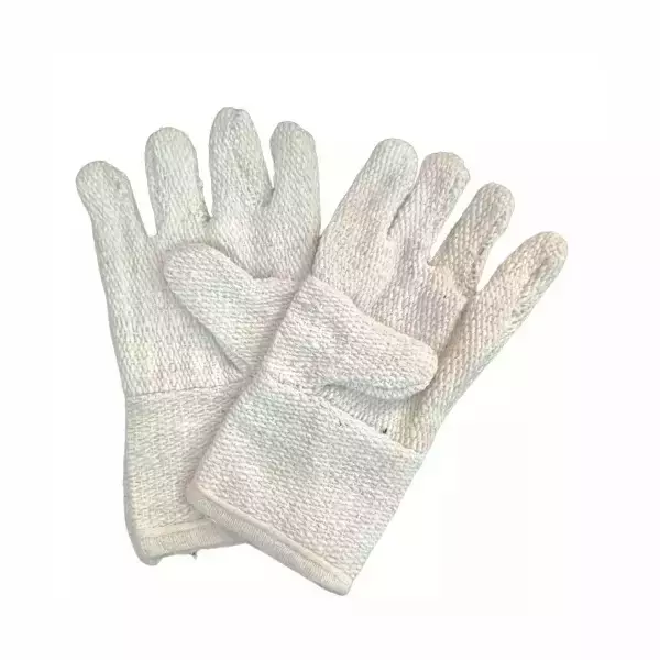 Swavind Safety Hand Gloves Asbestos Fiber Flame-Resistant 25 cm (10 inch) Length Free Size (Pack of 120 Pair)