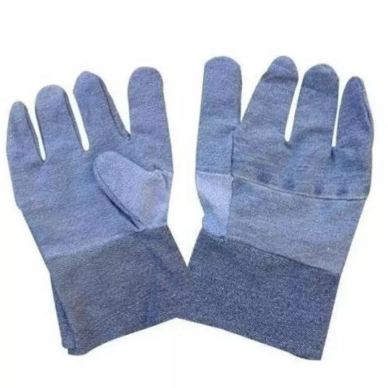 Swavind Safety Hand Gloves Asbestos Fiber Flame-Resistant 41 cm (16 inch) Length Free Size (Pack of 12 Pair)