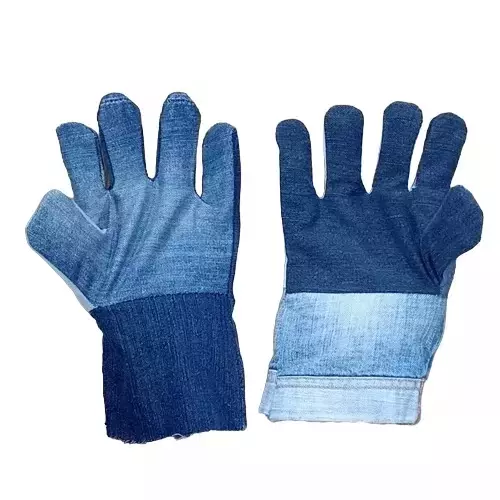 Swavind Safety Hand Gloves Asbestos Fiber Flame-Resistant 41 cm (16 inch) Length Free Size (Pack of 12 Pair)