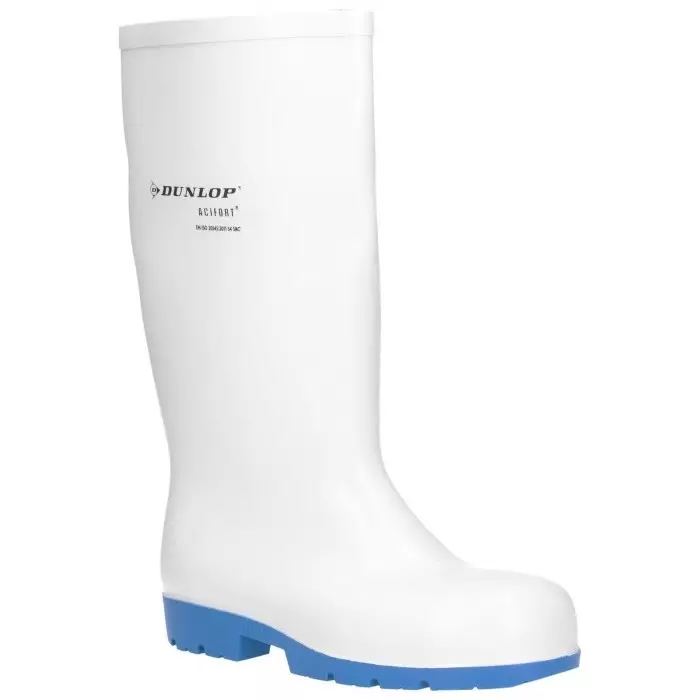 Dunlop Acifort White Steel Toe Capped Unisex Safety Boots, UK 6, EU 39, A181331