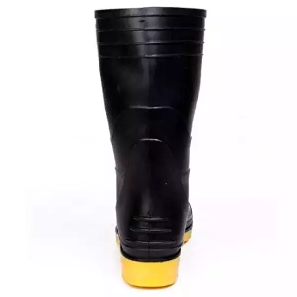 Hillson Welcome 9 No Black and Yellow Plain Toe Gumboots