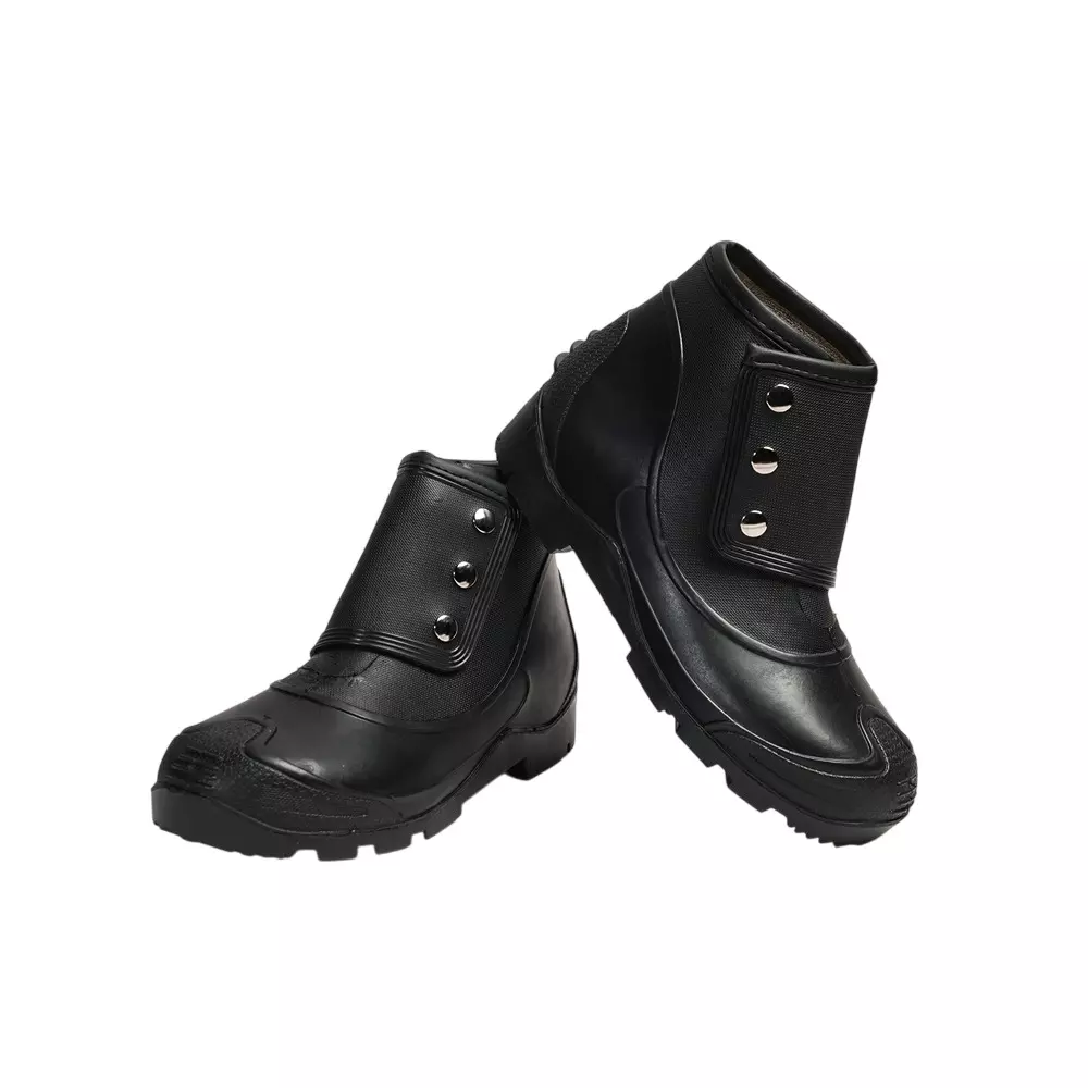 Hillson High Ankle Hard Pvc For Abrasion Resistance Boot Black Size UK 9, NO RISK