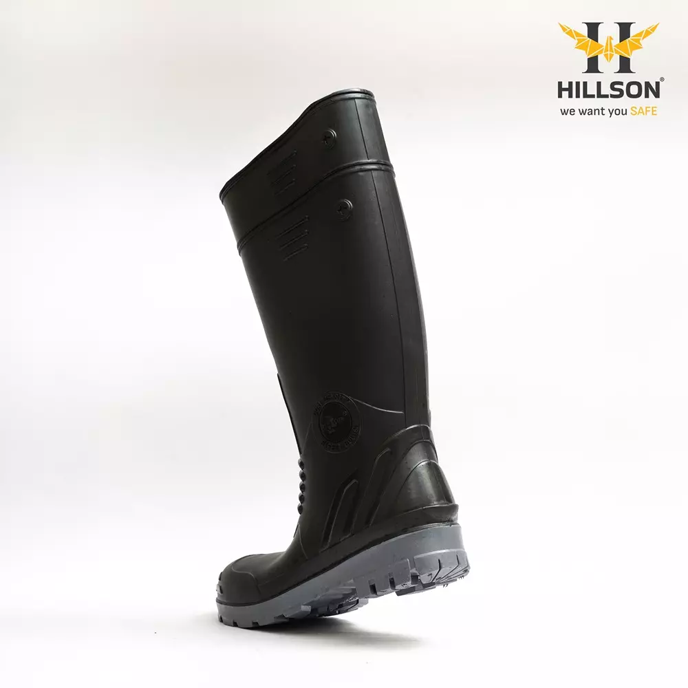hillson-torpedo-212-round-toe-black-grey-gumboot-size-8