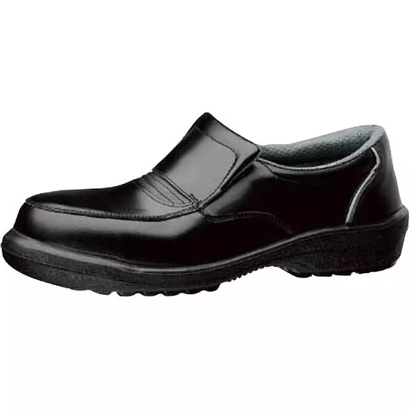 MIDORI Safety Boots Black UK 8 Size Cow Chrome Leather Low Cut, RT119S27.0