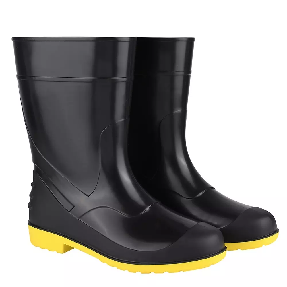 Alko Plus PVC Occupational Boots 11 inch (280 mm) Height Without Inner Lining Size UK 8 Black, APS G31