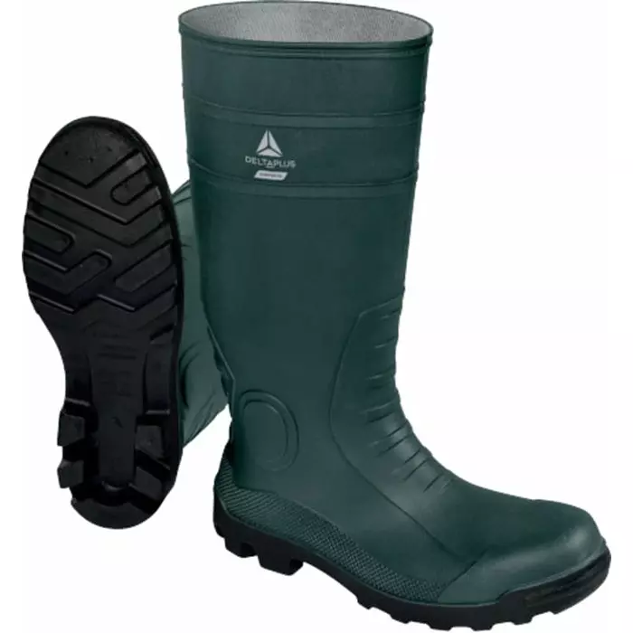 Delta Plus Green/Black Steel Toe Capped Unisex Safety Boot UK 9 EU 43, COPPES5VE43