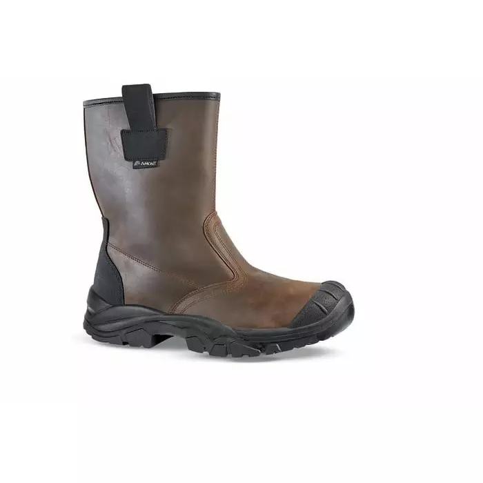 Jallatte Black/Brown PUR Toe Capped Unisex Safety Boot UK 8 EU 42, WOOL 00DYC25
