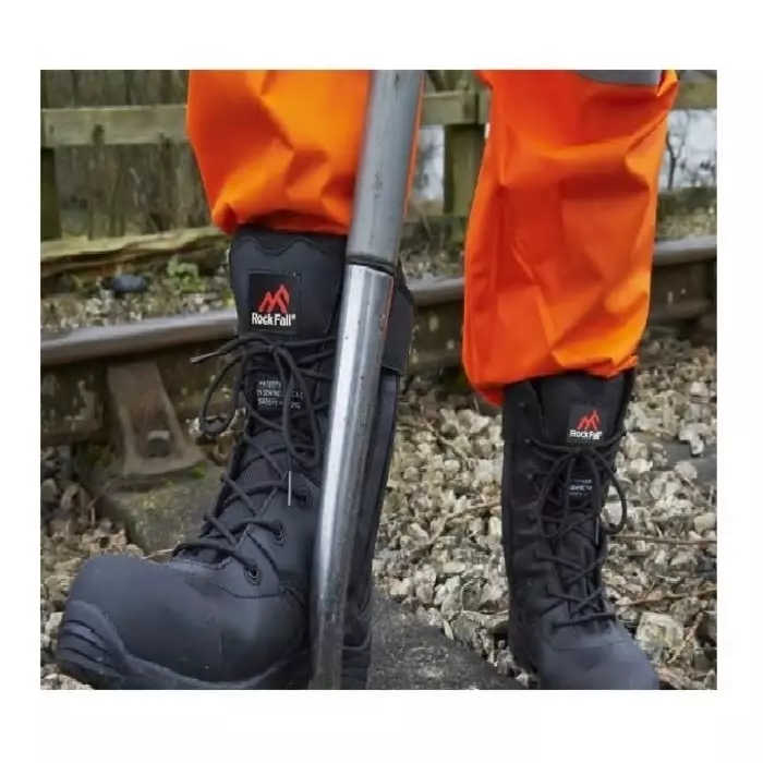 Rockfall Black Non Metallic Toe Capped Safety Boots UK 10 EU 44, RF4500-10
