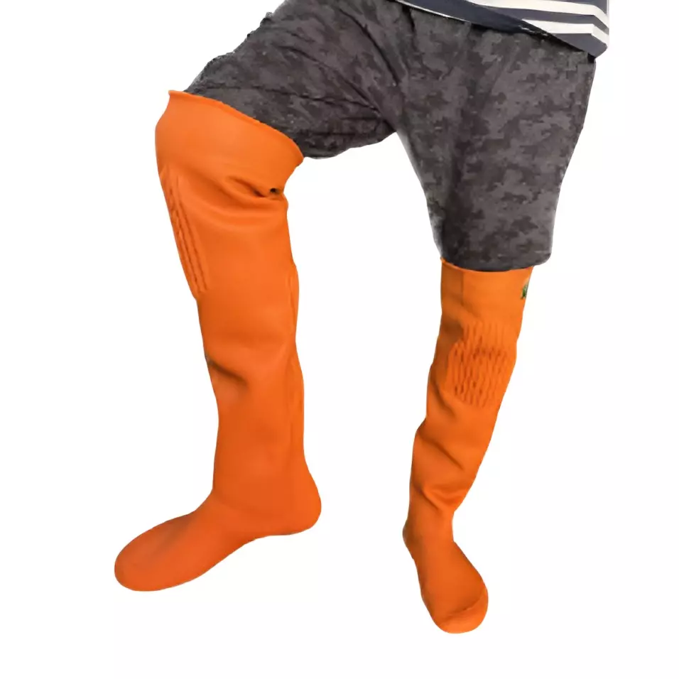 iMTSP Latex Farming Boot Orange UK 9