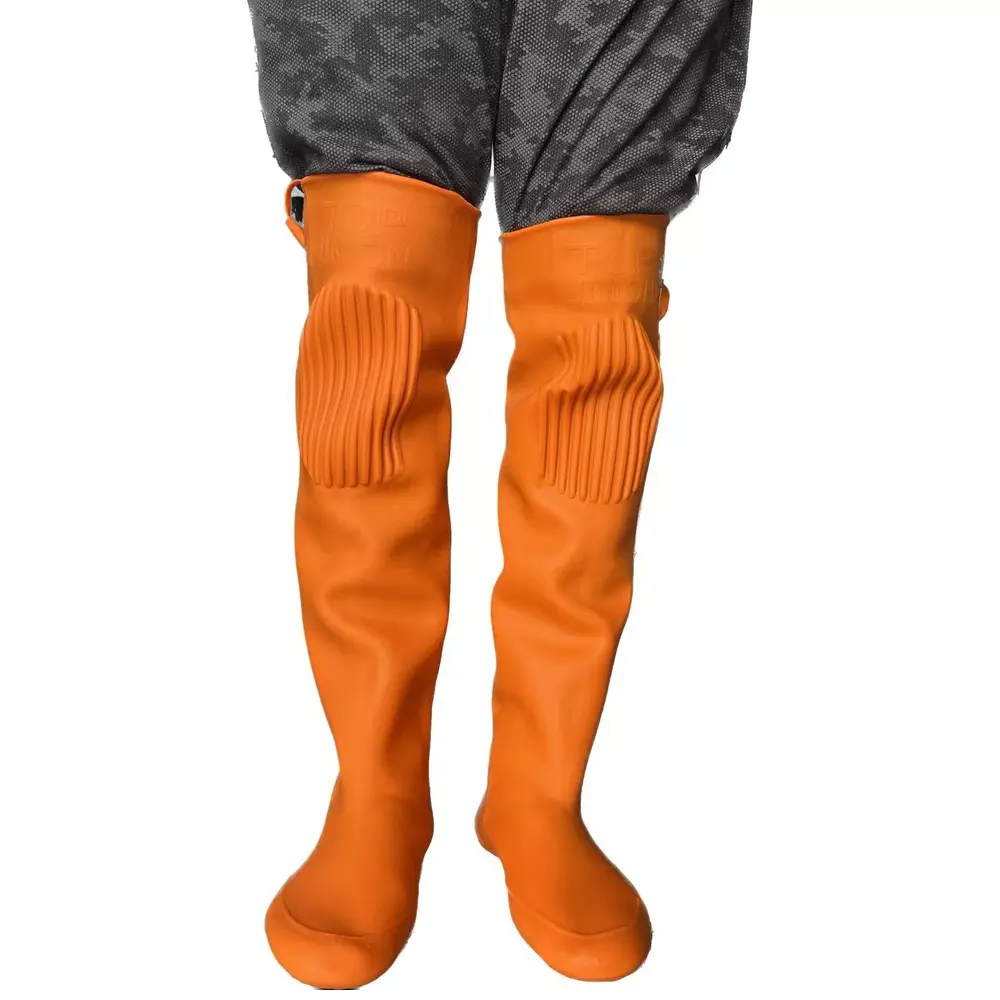iMTSP Latex Farming Boot Orange UK 9