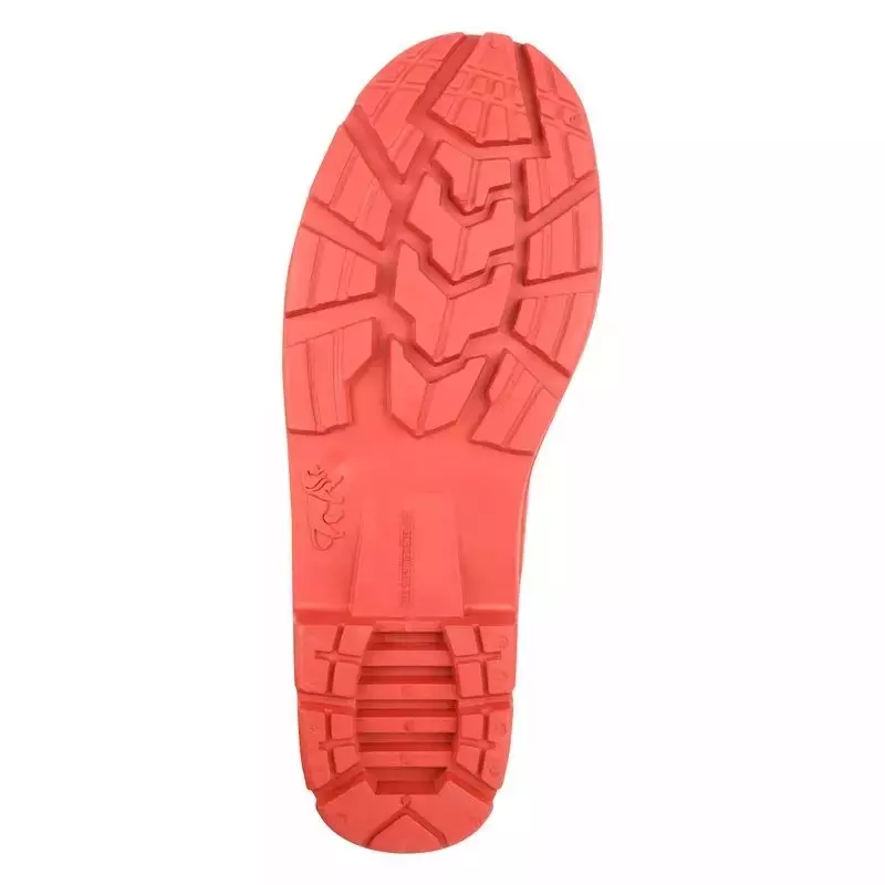 Elecant 304.8 mm (12 Inch) Light Weight Shock Absorbing & Antistatic Industrial Red Safety Gumboot, Size- UK 9