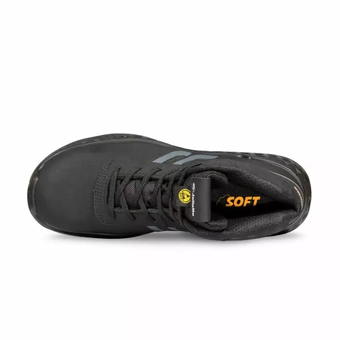 Jallatte JVJV102 Black Aluminium Toe Capped Unisex Safety Boots UK 13 EU 48, JALTAIL JVJV102 48