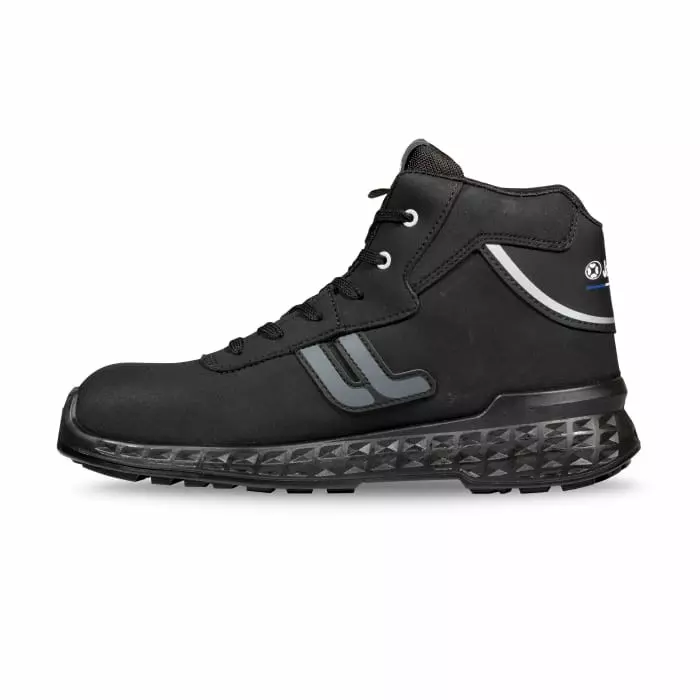 Jallatte JVJV102 Black Aluminium Toe Capped Unisex Safety Boots UK 13 EU 48, JALTAIL JVJV102 48