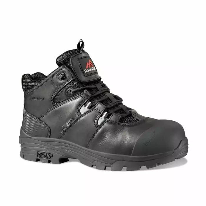 Rockfall Mens Waterproof Safety Boots UK 10 EU 44, TC3000/010