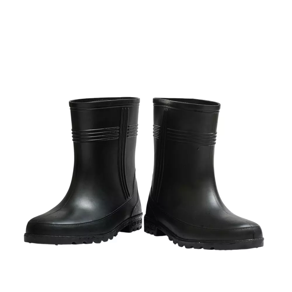 Hillson 9  Inch Low Abrasion PVC Boot Black Size UK 5, Hitter