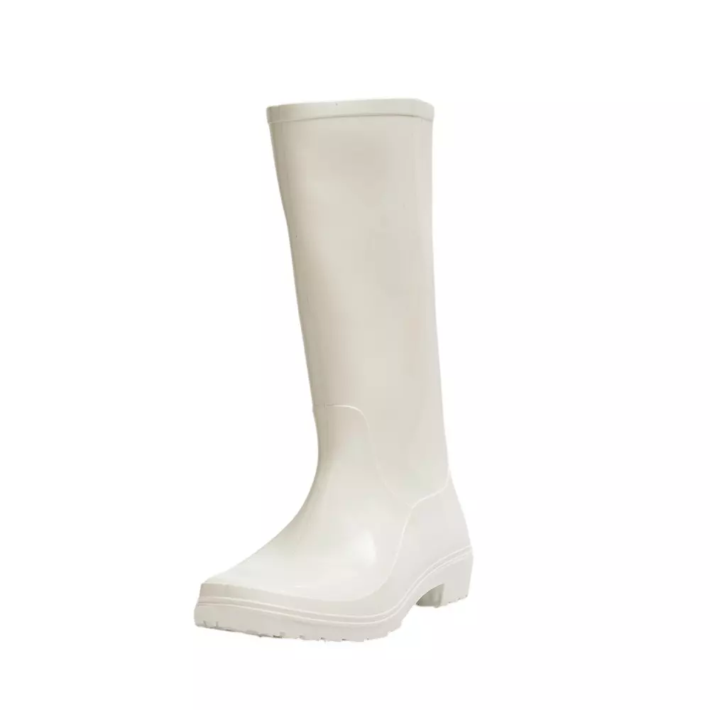 Hillson Safety Gumboot 100% Virgin Soft PVC White Size UK10, 101 White