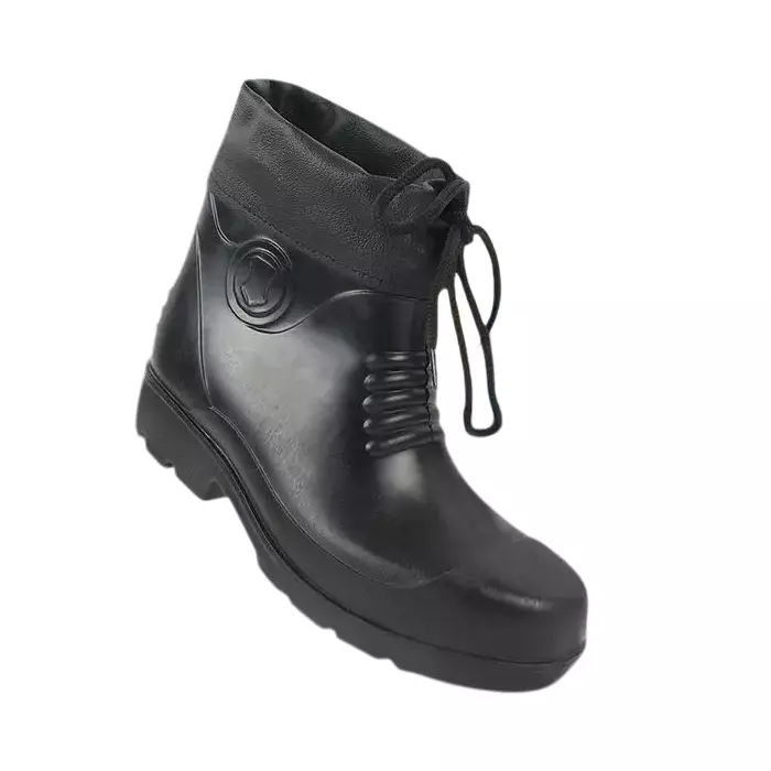 Agarson Steel Toe Collar Gum Boot High Ankle Black UK 8