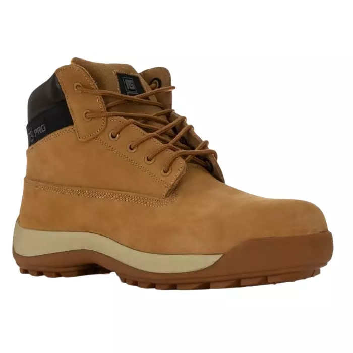 RS PRO Honey Fibreglass Toe Capped Womens Ankle Safety Boots UK 6 EU 39, RS35/006