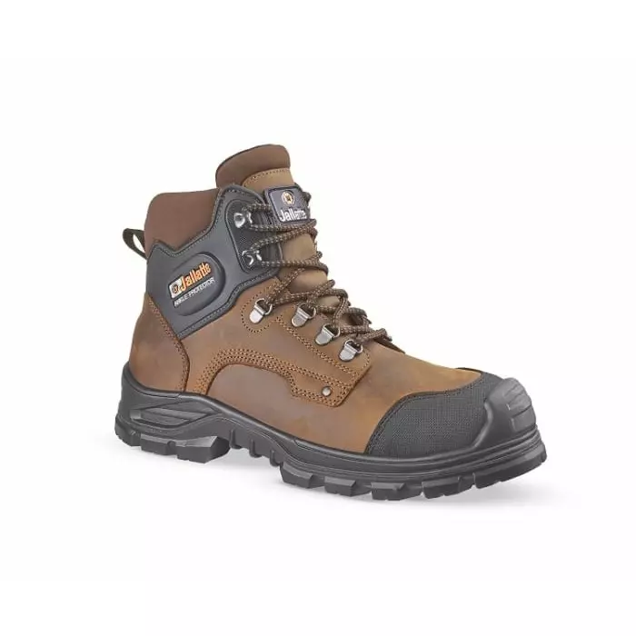 Jallatte J-energy Black Composite Toe Capped Mens Safety Boots UK 7 EU 41, JALFIR JJE41 41