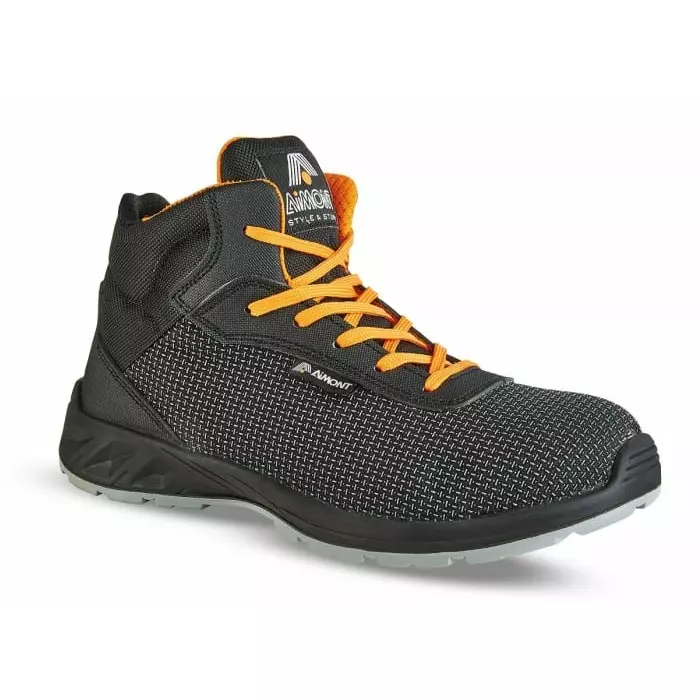 AIMONT AVANGER DM10184 Black Orange Composite Toe Capped Unisex Safety Boots UK 12 EU 47, AVANGER DM10184 47