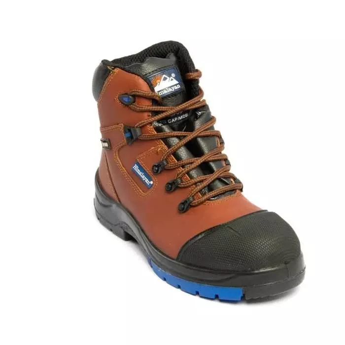 Himalayan 5161 Brown Composite Toe Capped Unisex Safety Boots UK 4, 5161BR040 (1 Pair)