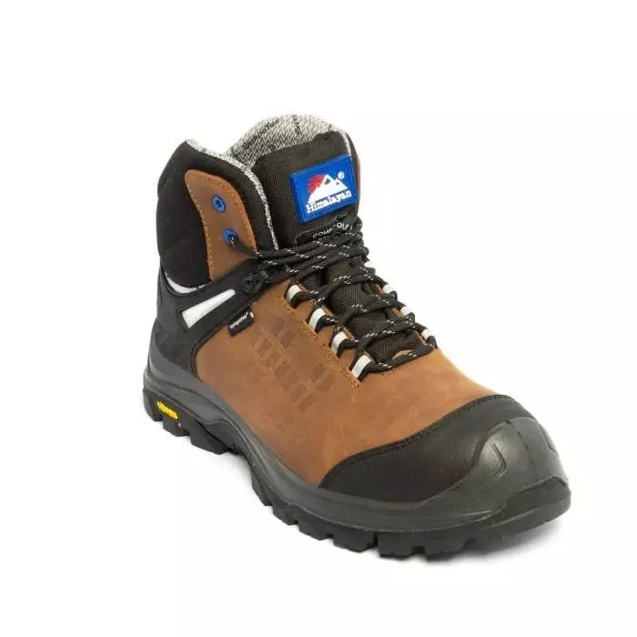 Himalayan 5704 Brown Composite Toe Capped Unisex Safety Boots UK 10, 2502BK070 (1 Pair)