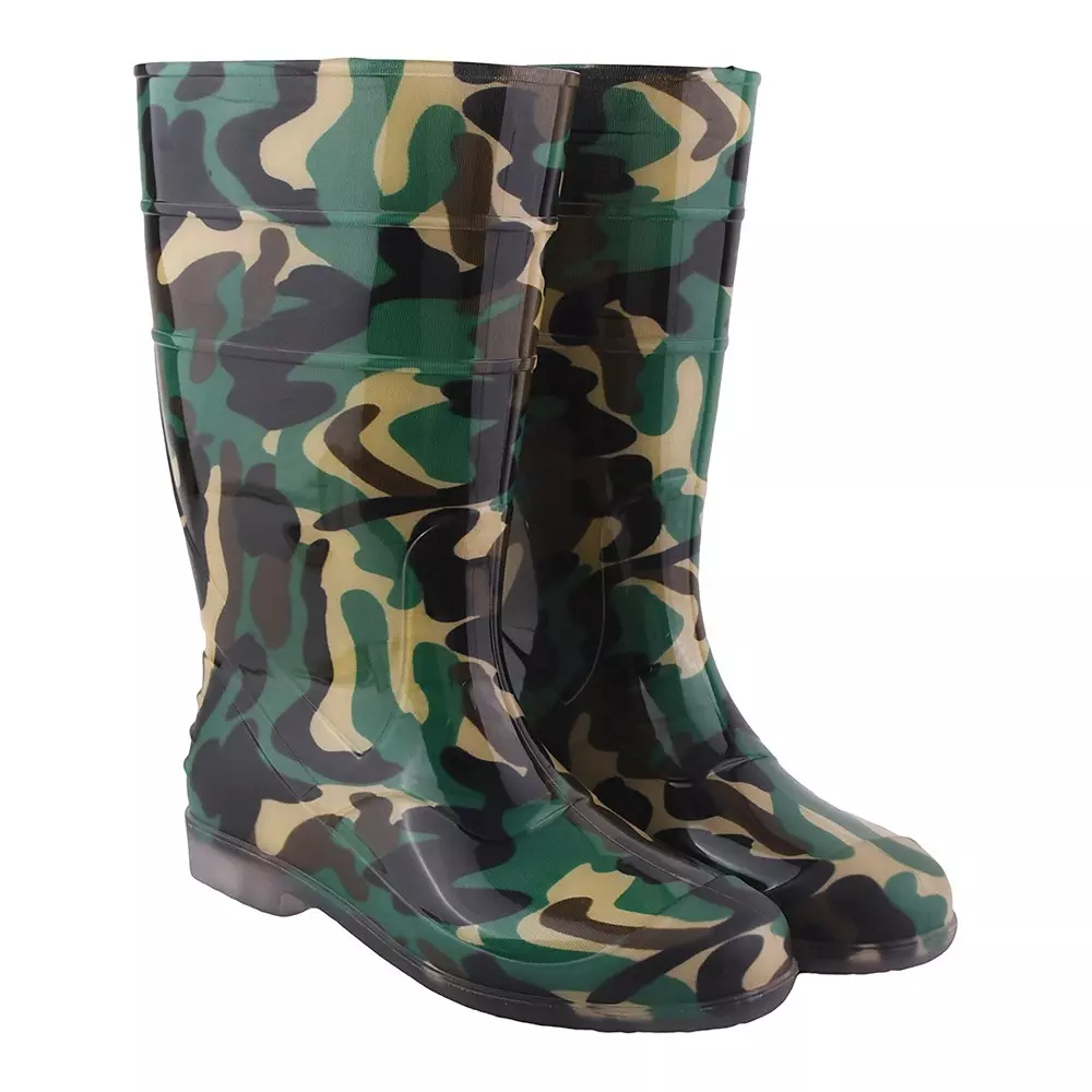 Alko Plus PVC Occupational Boots 13 inch (330 mm) Height Size UK 6 Camouflage Print, APS G75