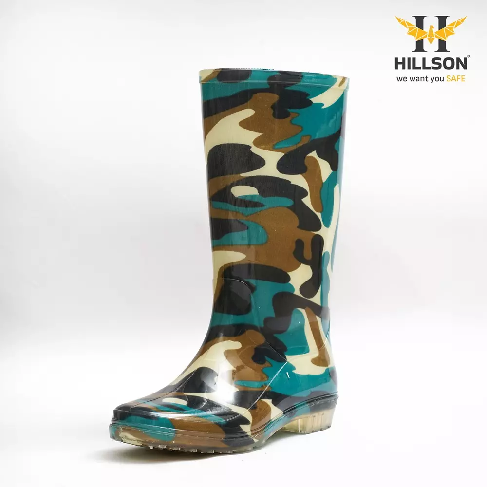 hillson-pvc-military-pattern-gumboot-plain-toe-mehndi-jungli-uk-4
