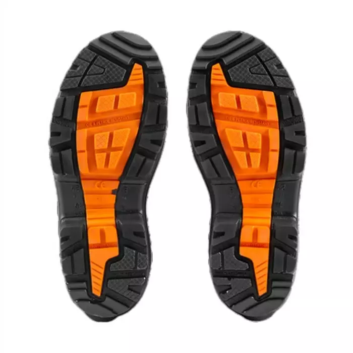 V12 Footwear V2110 Black Orange Steel Toe Capped Unisex Safety Wellingtons UK 12 EU 47, V2110/12