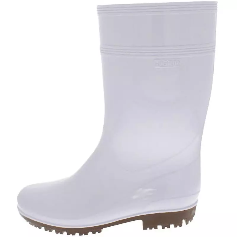 MIDORI Super Anti-Slip Boots Vinyl chloride (PVC) UK 4.5 Size White, HG-2000N-W