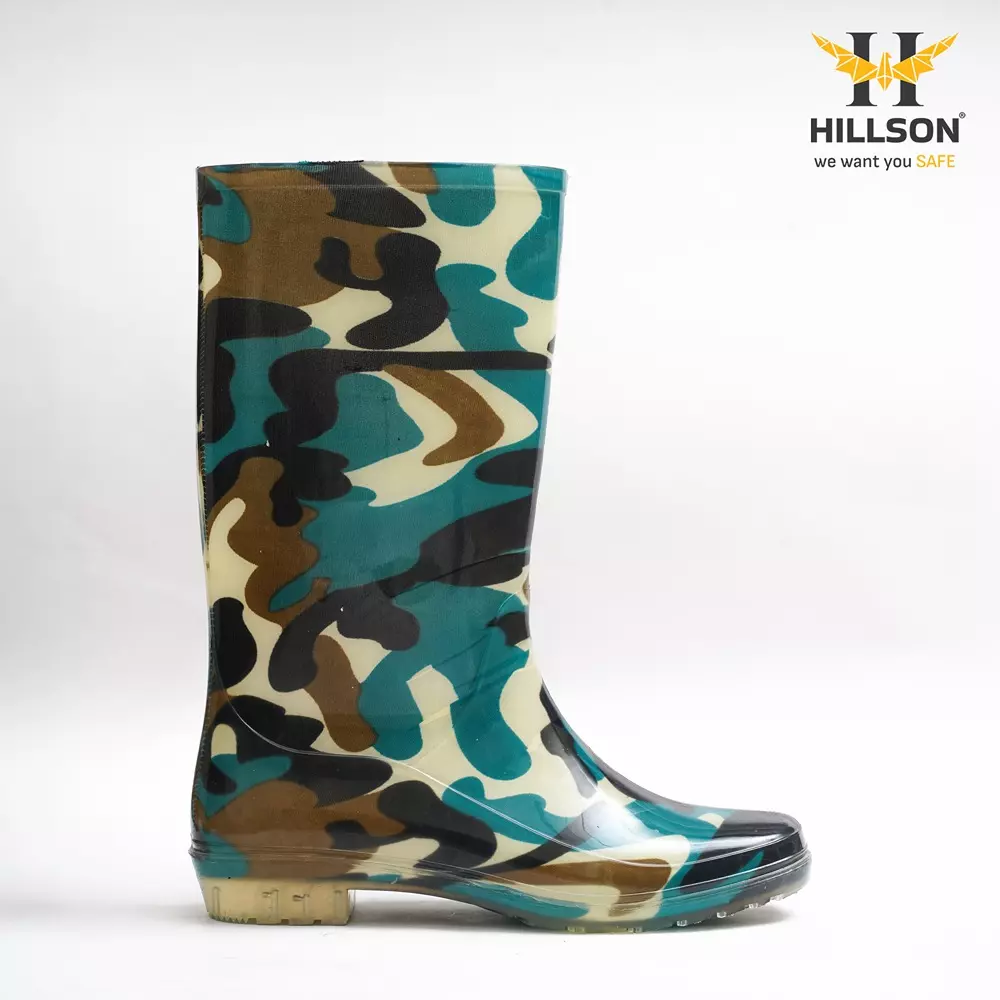 hillson-pvc-military-pattern-gumboot-plain-toe-mehndi-jungli-uk-5