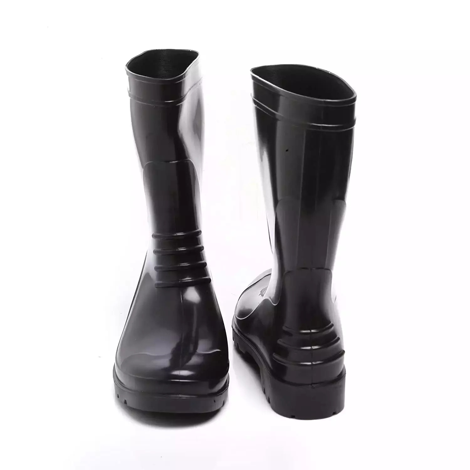Agarson Bahubali Dual Density Black Gumboot, Size 10