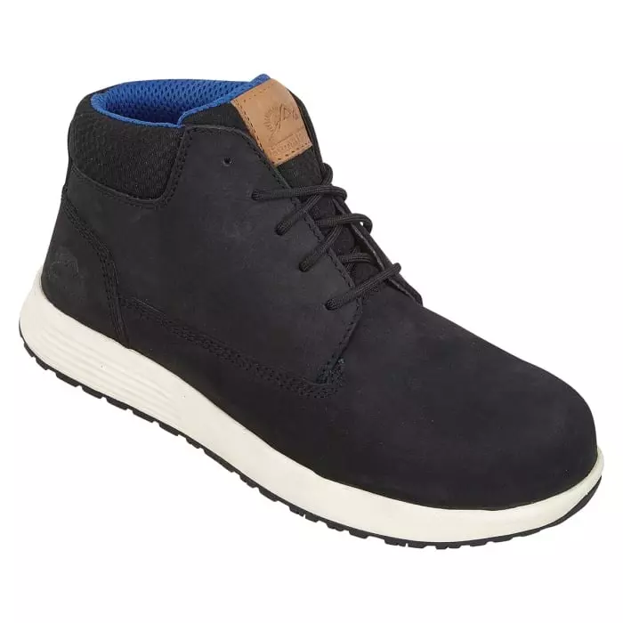 Himalayan 4413 Black Non Metallic Toe Capped Unisex Safety Boots UK 12, 4413BK120 (1 Pair)