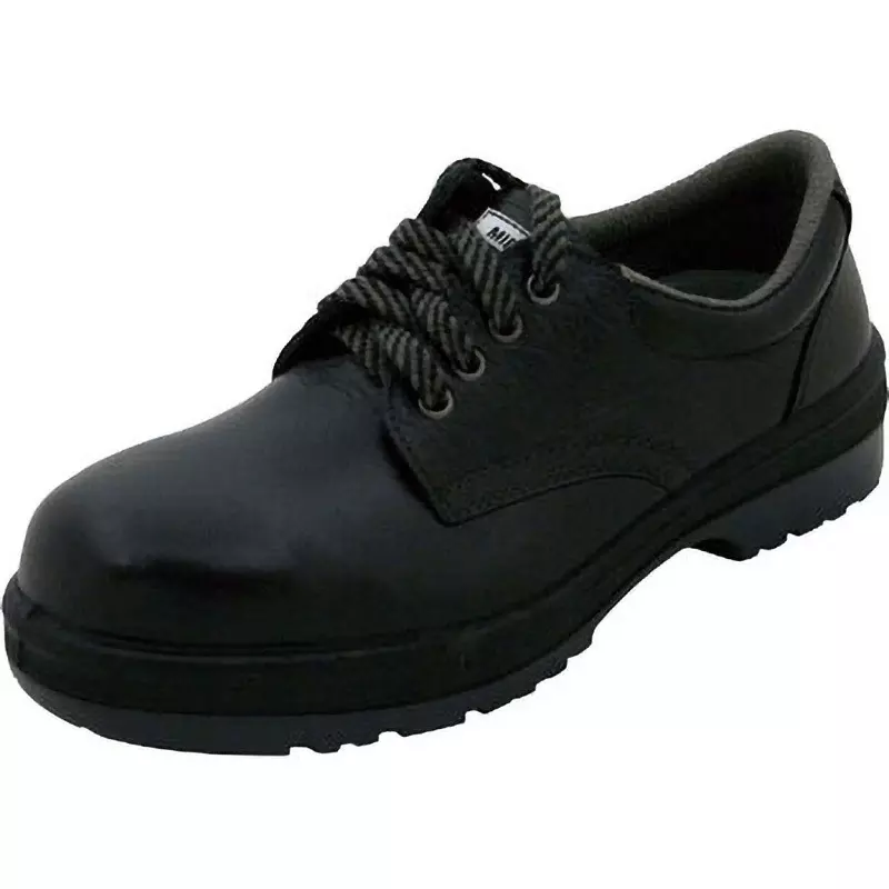 MIDORI Rubber Boots Black UK 9 Size Cow Chrome Leather (Soft Embossing) 3E Low Cut, RT910