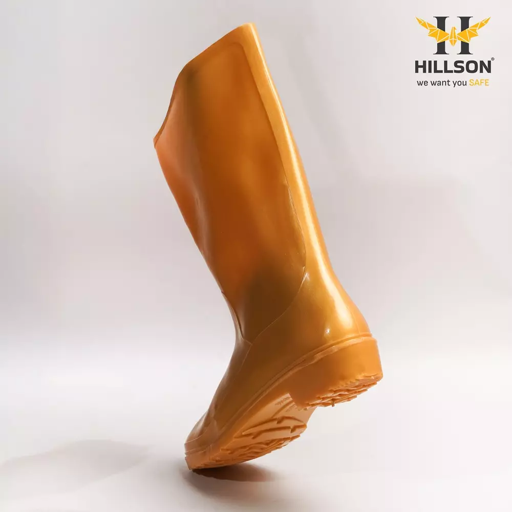 hillson-13-inch-low-abrasion-pvc-gumboot-golden-size-uk-7-101-golden