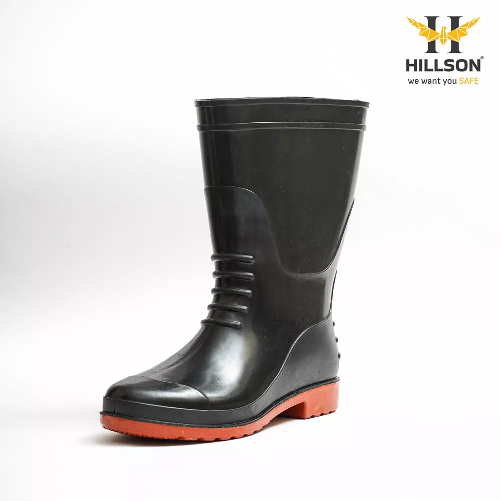 hillson-11-inch-hard-pvc-boot-red-black-size-uk-6-breaker-red