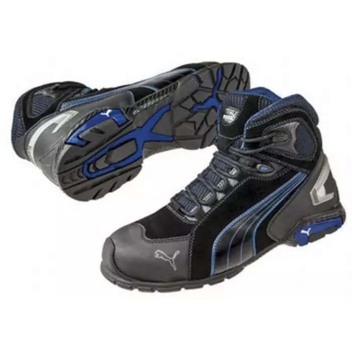 Puma Safety Black Aluminium Toe Capped Safety Boots UK 8 EU 42, 632250