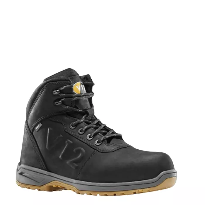 V12 Footwear LYNX IGS Black Composite Toe Capped Unisex Safety Boots UK 12 EU 47, V2140/12