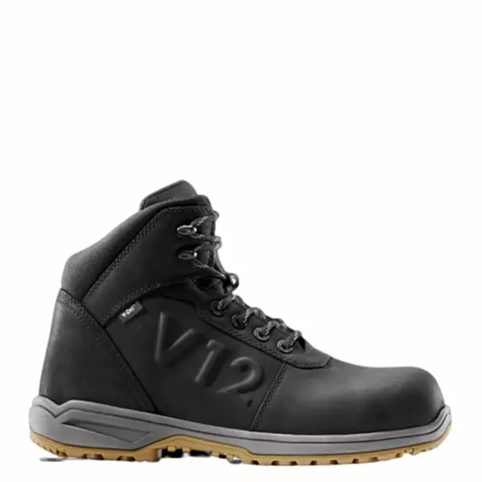 V12 Footwear LYNX IGS Black Composite Toe Capped Unisex Safety Boots UK 12 EU 47, V2140/12