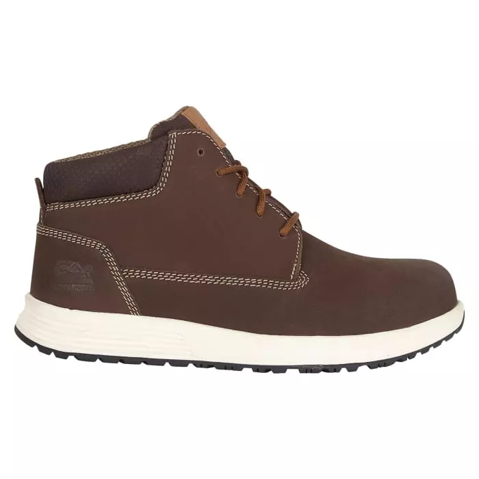 Himalayan 4411 Brown Non Metallic Toe Capped Unisex Safety Boots UK 12, 4411BR120 (1 Pair)