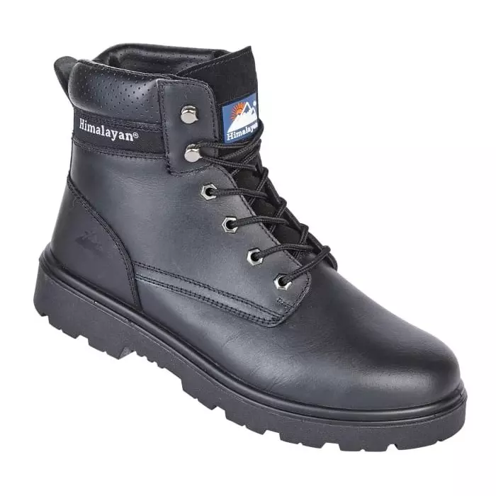 Himalayan 1120 Black Steel Toe Capped Unisex Safety Boots UK 5, B30-1120-05 (1 Pair)