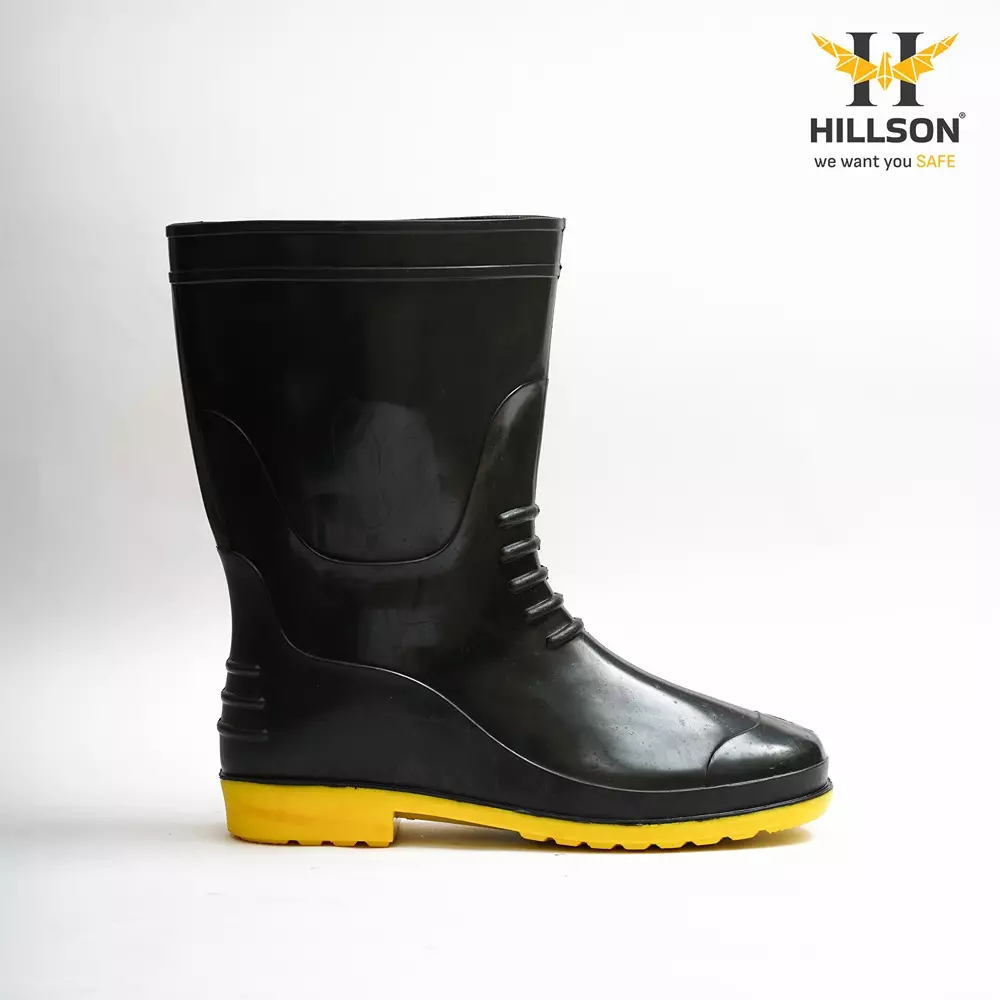 hillson-safety-gum-boots-yellow-black-pvc-size-uk-10-breaker-yellow