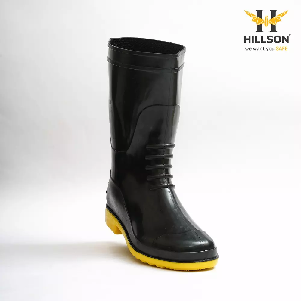 hillson-safety-gum-boots-yellow-black-pvc-size-uk-10-breaker-yellow