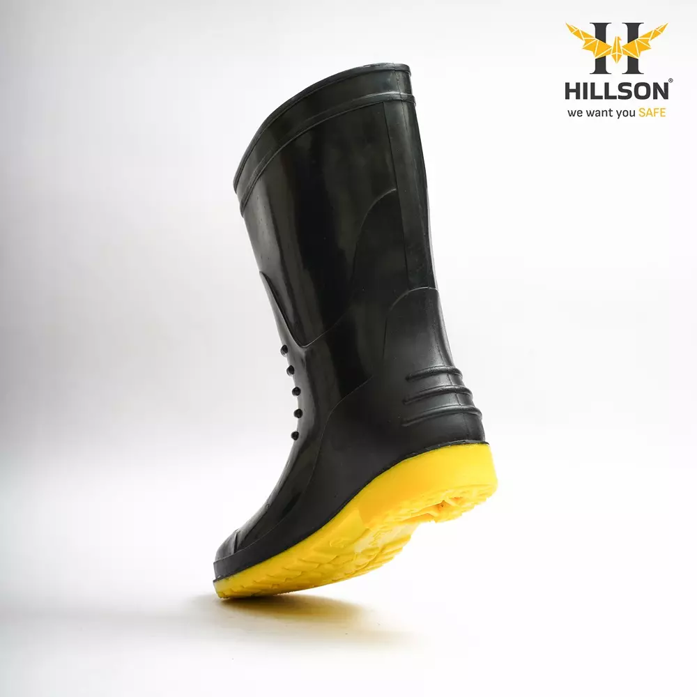 hillson-safety-gum-boots-yellow-black-pvc-size-uk-10-breaker-yellow