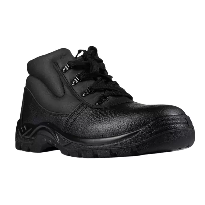 RS PRO Black Steel Toe Capped Unisex Safety Boot UK 15 EU 50, R202-15