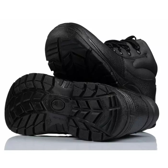 RS PRO Black Steel Toe Capped Unisex Safety Boot UK 15 EU 50, R202-15
