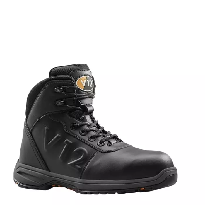 V12 Footwear V2175 Hyrax IGS Black ESD Safe Fibreglass Toe Capped Womens Safety Boot UK 6.5 EU 40, V2175/06.5