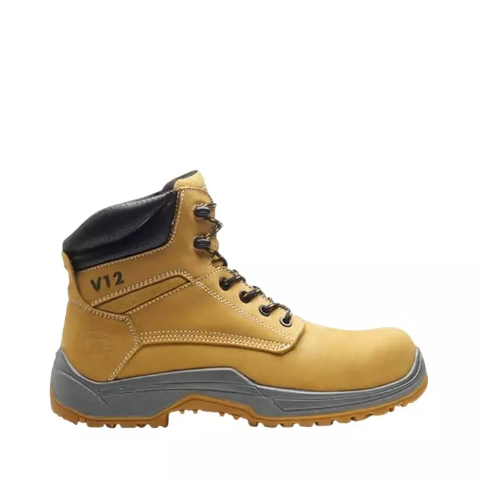 V12 Footwear Puma Brown Composite Toe Capped Safety Boots UK 9 EU 43, VR602.01/09