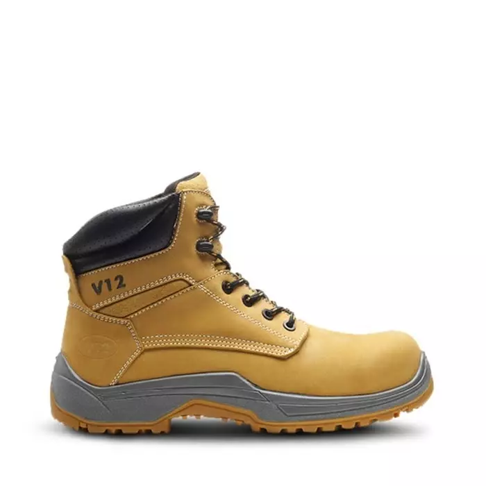 V12 Footwear Puma Brown Composite Toe Capped Safety Boots UK 9 EU 43, VR602.01/09